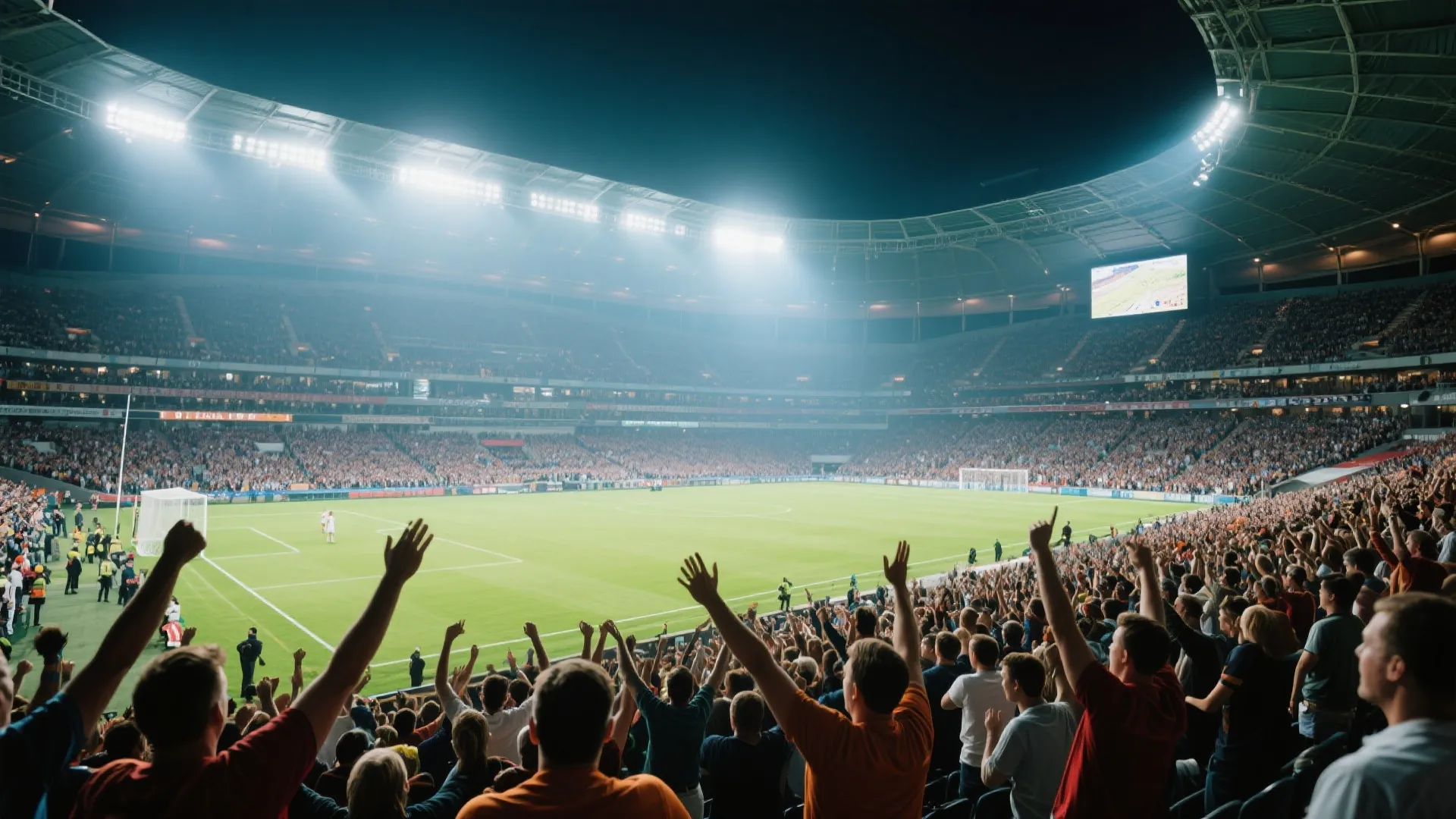 体育赛事直播现场